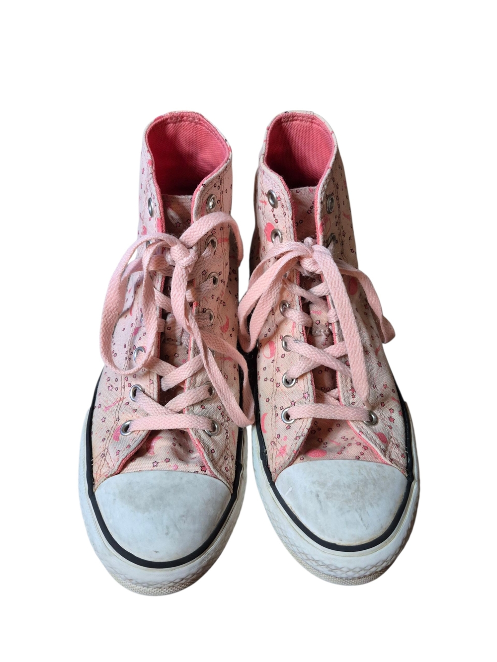 Converse All Star Girls' Pink Astrology High-Top Sneakers Size 5